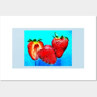 Strawberries Posters and Art